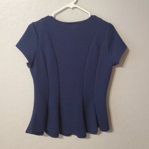 BCX Juniors Navy Blouse XL